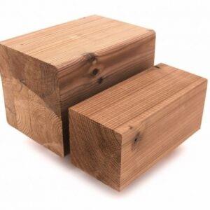 Thermowood Thermowood paal gelamelleerd Essen, Houthandel Van Den Berg